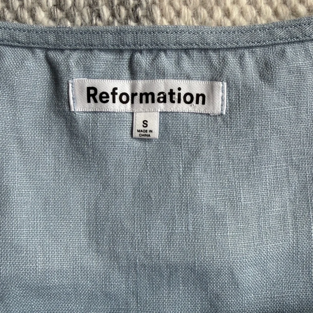 Reformation Light Blue Mini Slip Dress - Picture 8 of 10